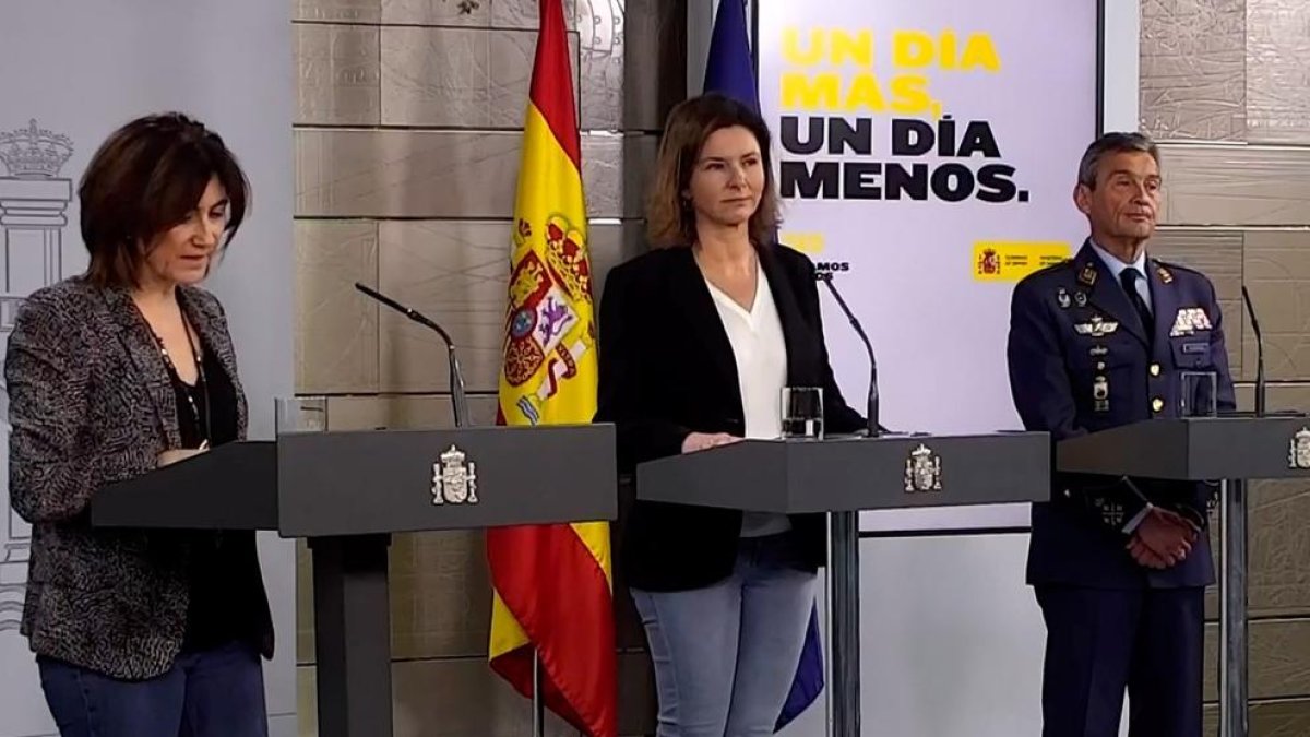 Sanitat va informar de la disminució del nombre de morts diari.