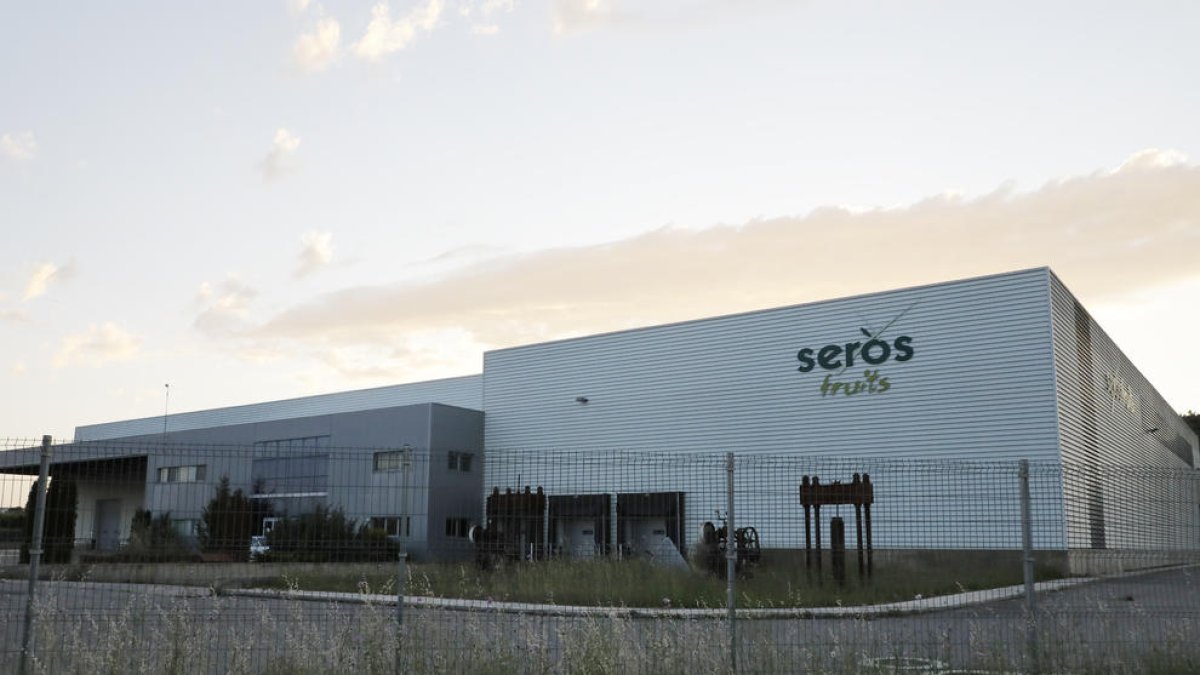 Imagen de las instalaciones de SeròsFruits tomada ayer.