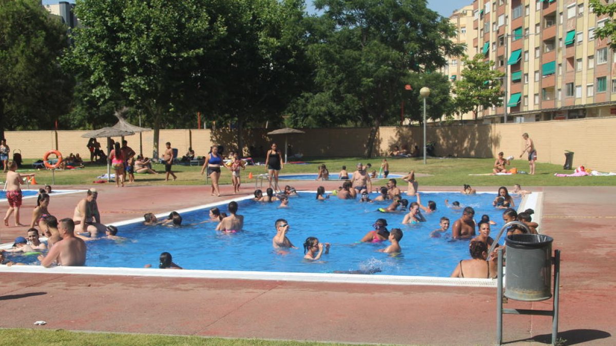 Las piscinas municipales de Cappont, el pasado año tras inaugurarse la temporada.