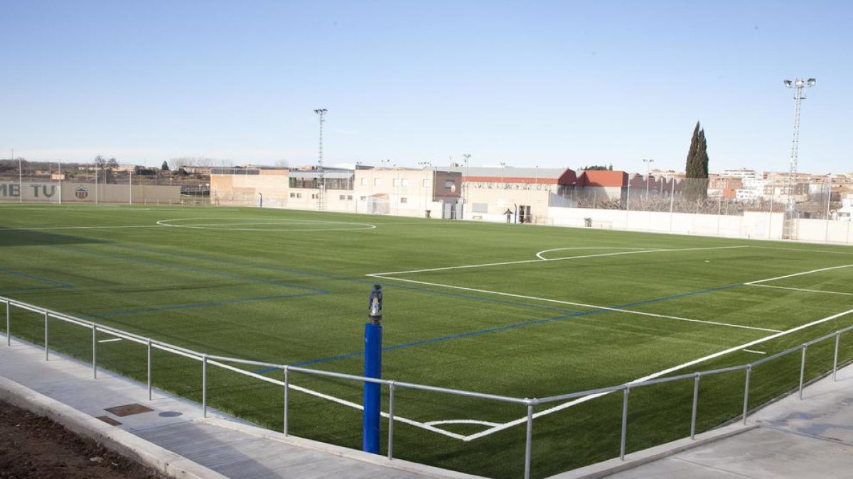 El camp de futbol de Bellpuig