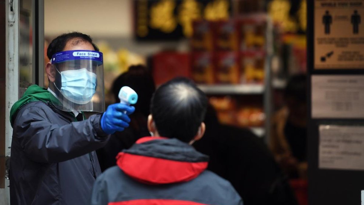 Control de temperatura en un local del Regne Unit.