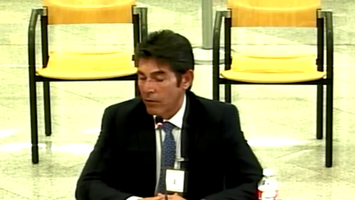 Amadeu Domingo, jefe de Planificación de los Mossos, ayer, en la Audiencia Nacional.