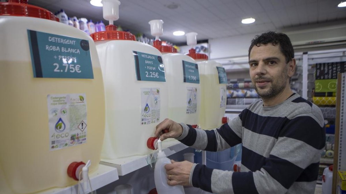 Xavier Pomés se ha especializado en los últimos años en productos ecosostenibles.