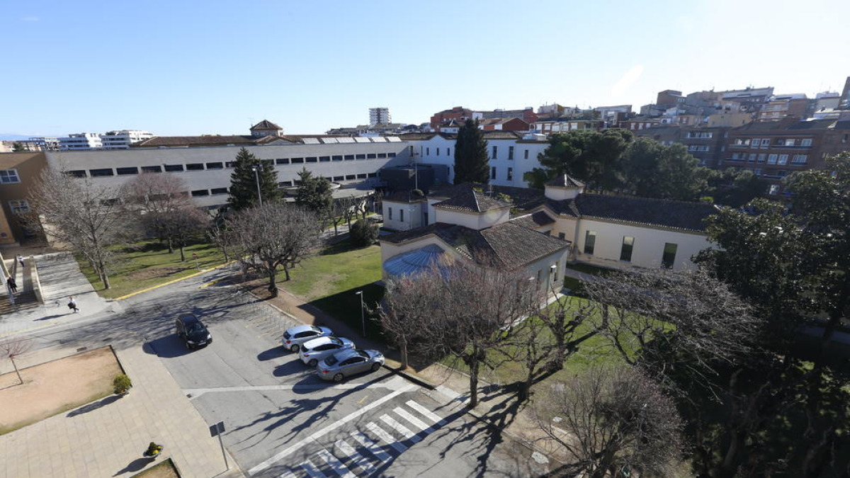 Vista aèria de l’hospital Santa Maria.