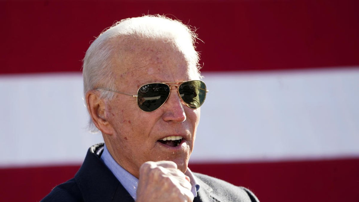 El candidato a la presidencia demócrata de los Estados Unidos y exvicepresidente Joe Biden.
