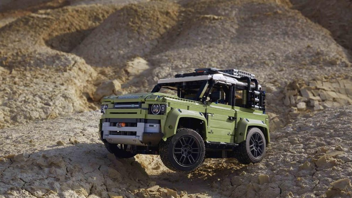 La maqueta LEGO del nou Land Rover Defender, per gaudir en la quarantena