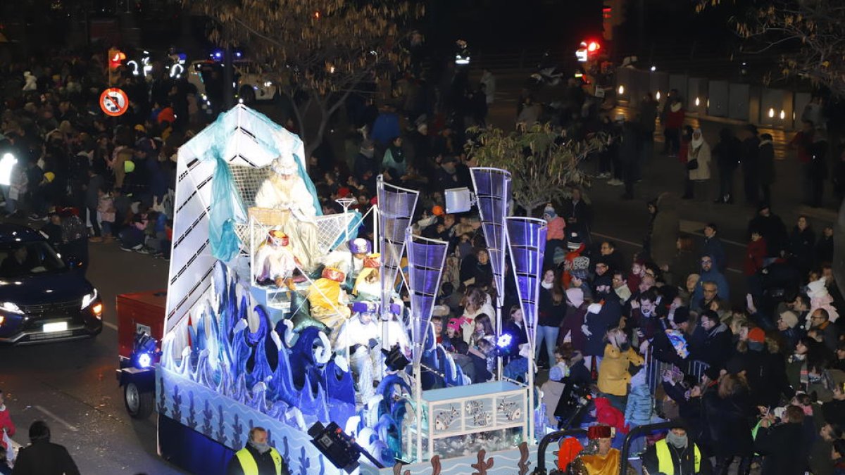 Imatge d'arxiu d'una carrossa de la cavalcada a Lleida.