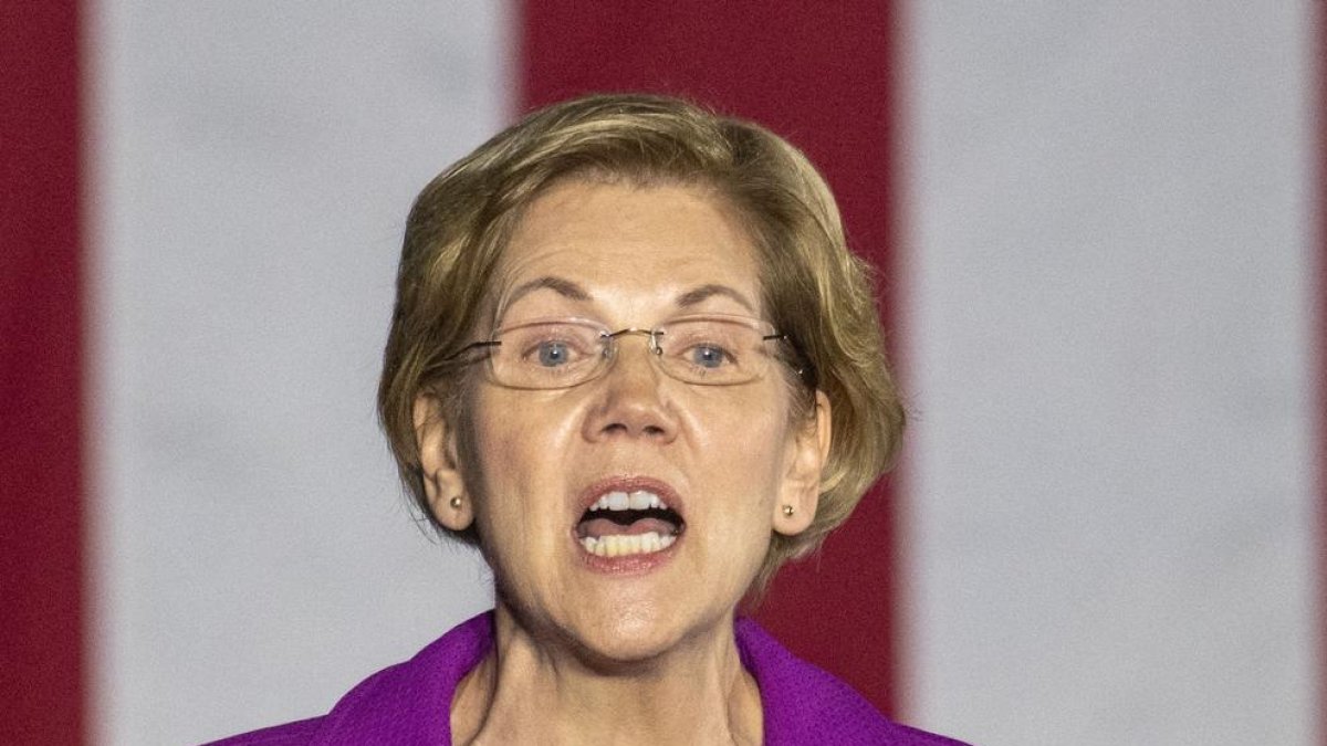 La senadora Elizabeth Warren.