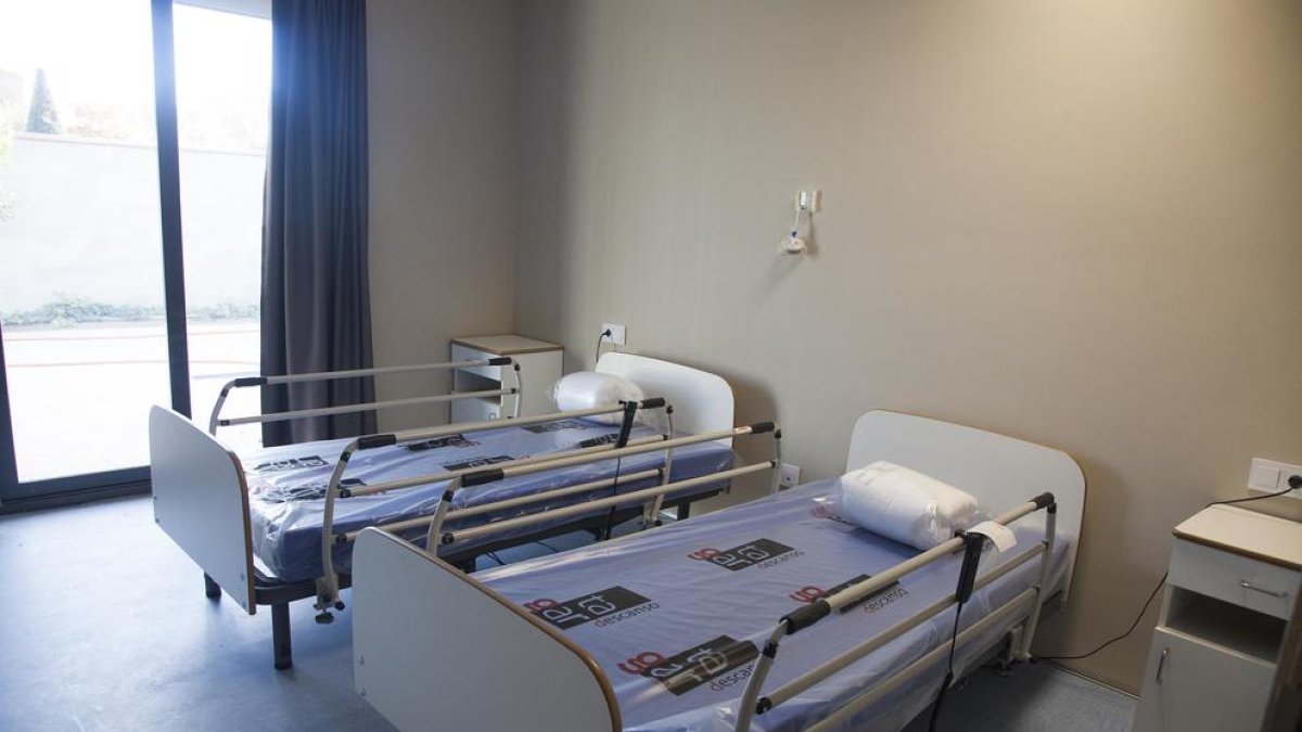 Imatge de l’interior de la residència d’Anglesola, que acollirà ancians de Lleida.