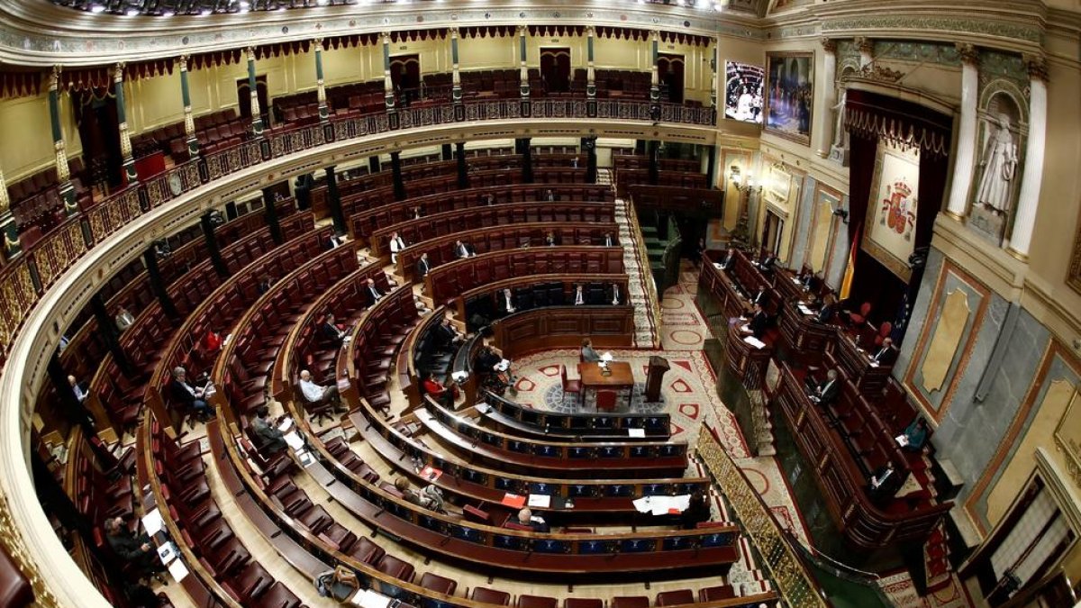 Vista del pleno del Congreso de los Diputados.