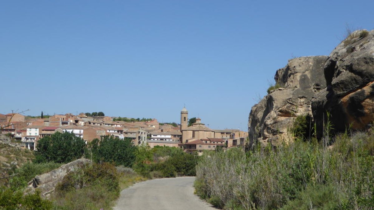 Vista general de El Gogul, en Les Garrigues, donde tuvieron lugar los hechos ayer por la tarde.