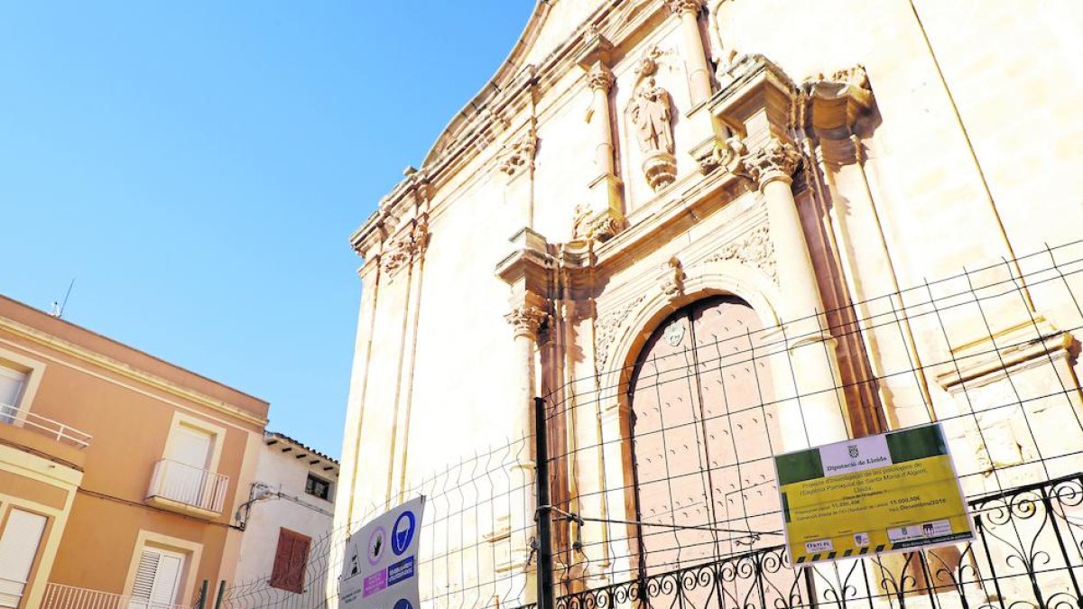 L’església de Nostra Senyora de la Purificació d’Algerri, clausurada des de l’abril del 2018.