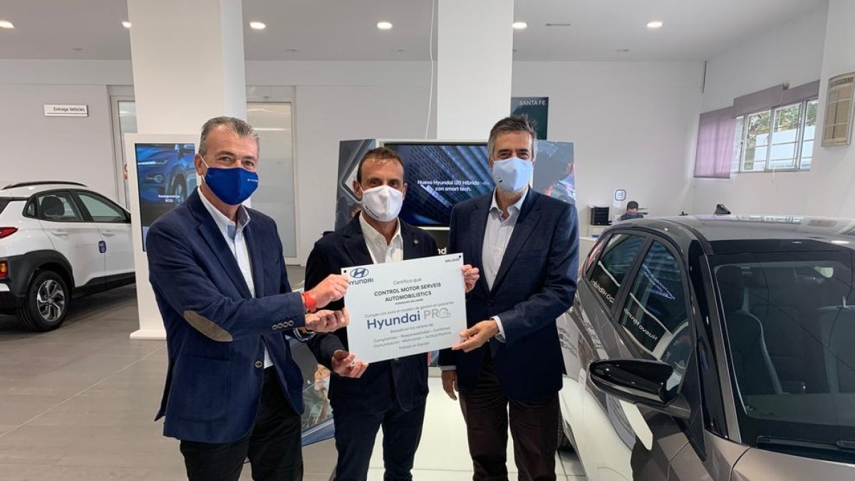 Hyundai atorga l'excel·lència als serveis de Control Motor