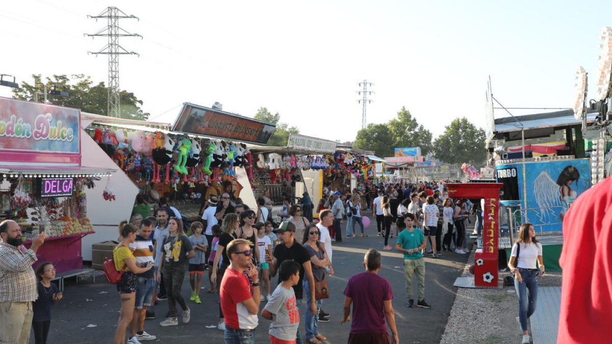 Firetes a les passades Festes de Tardor, l’última ocasió en la qual s’han instal·lat a Lleida.