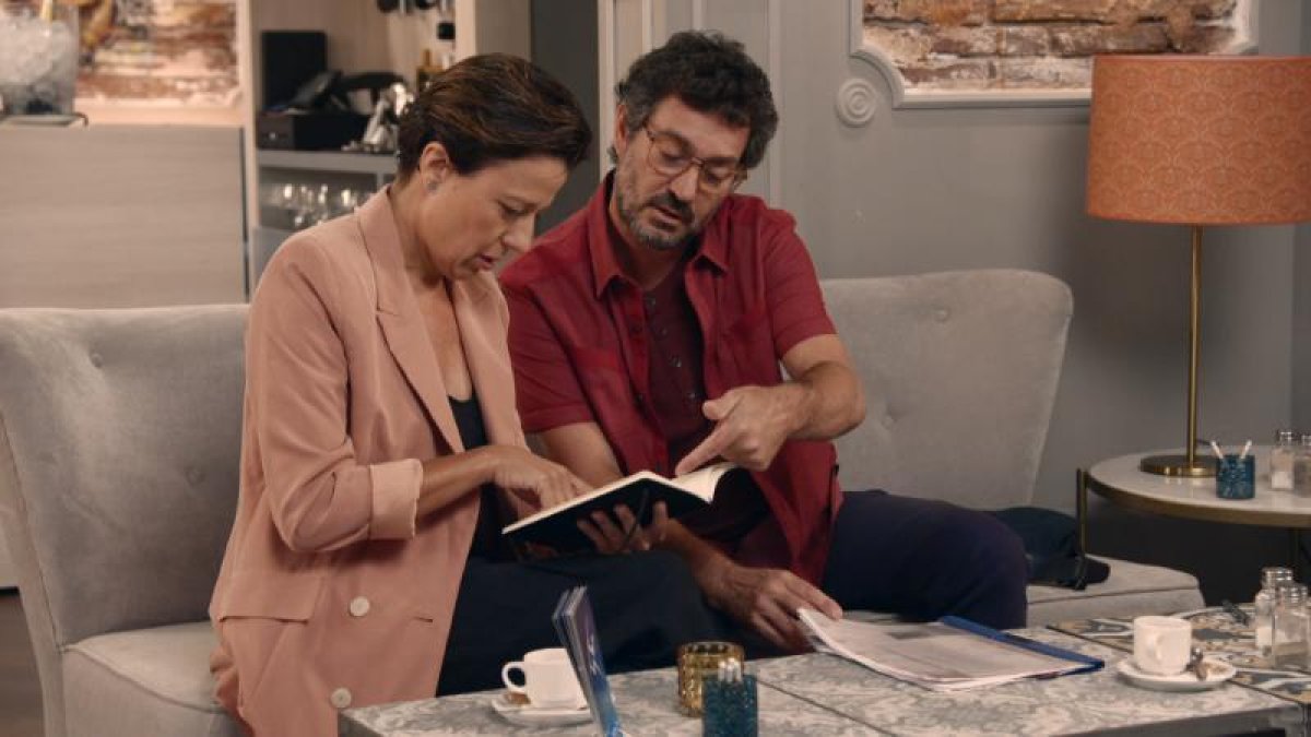 Una escena de la sèrie diària de sobretaula.