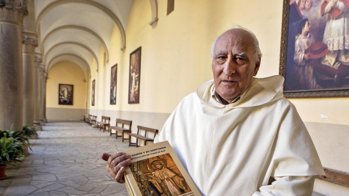 L’historiador i frare mercedari de Sant Ramon Joaquín Millán, autor del llibre sobre aquesta comunitat.