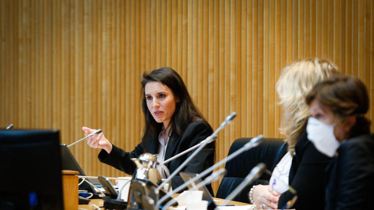 Imagen de archivo de la ministra de Igualdad, Irene Montero.