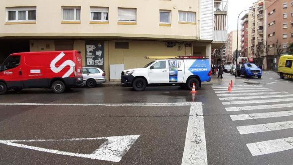 Tres furgonetas de la empresa concesionaria se desplazaron a Cappont para solucionar la incidencia.