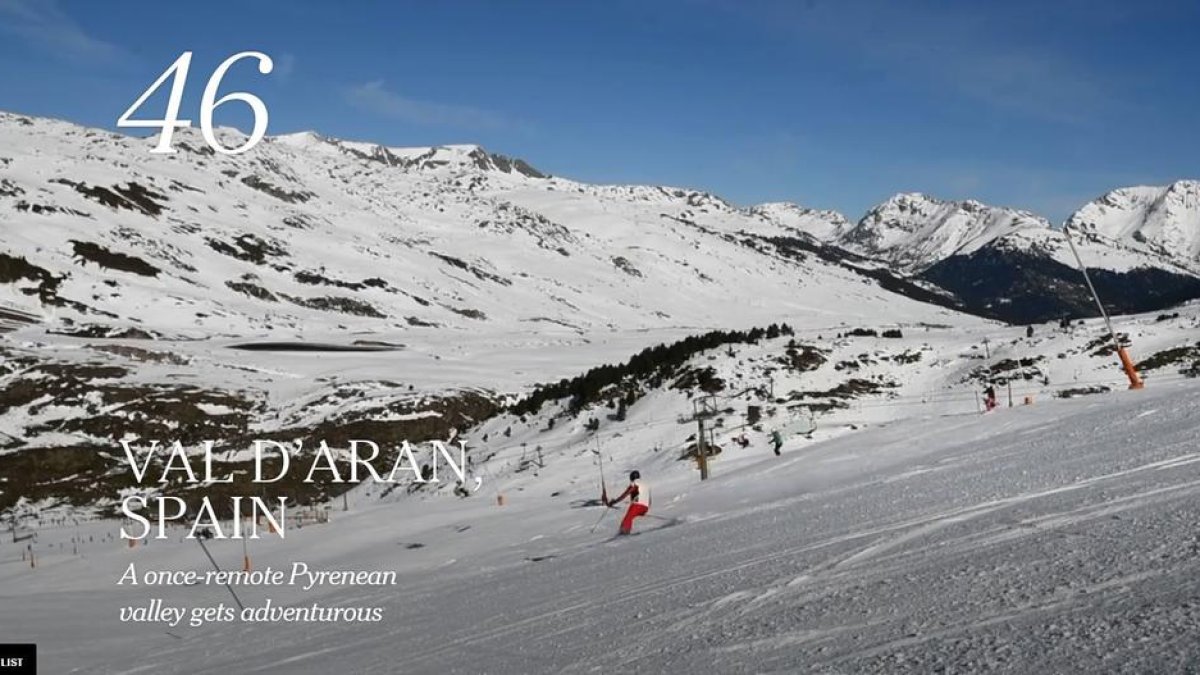 La Val d'Aran, entre les destinacions que recomana visitar The New York Times durant el 2020