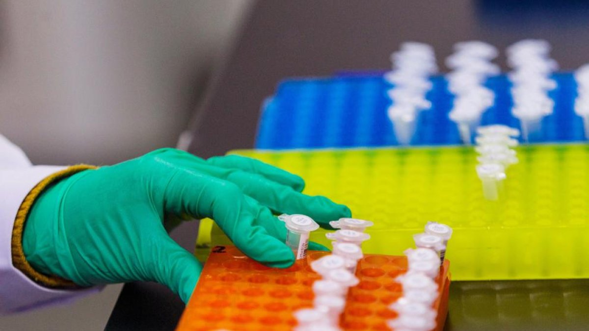 Un laboratorio de investigación de ADN.