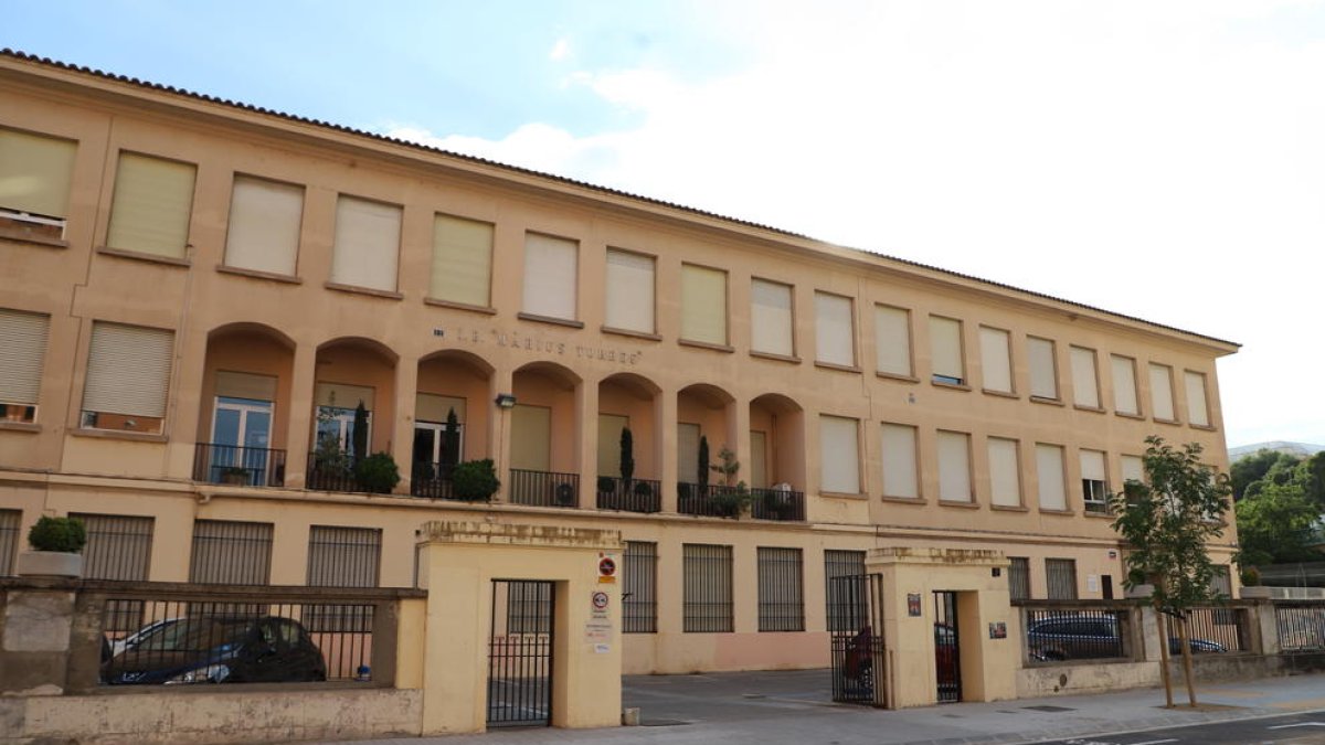 Imatge presa ahir de l’institut Màrius Torres de Lleida.