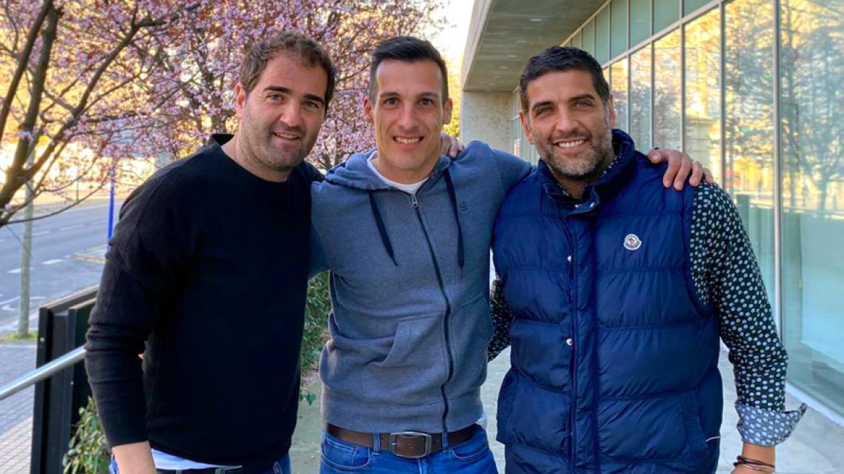 Felip Ortiz, Xavier Estrada y Xavi Ortiz.