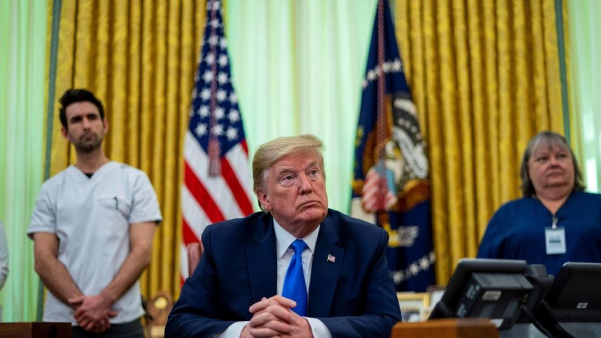 El presidente de EEUU, Donald Trump, dio negativo en una nueva prueba de coronavirus.