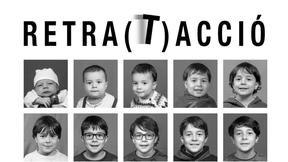 El projecte documenta l’evolució física i estètica dels veïns de Tàrrega com el Genís, el nen que protagonitza aquestes imatges.