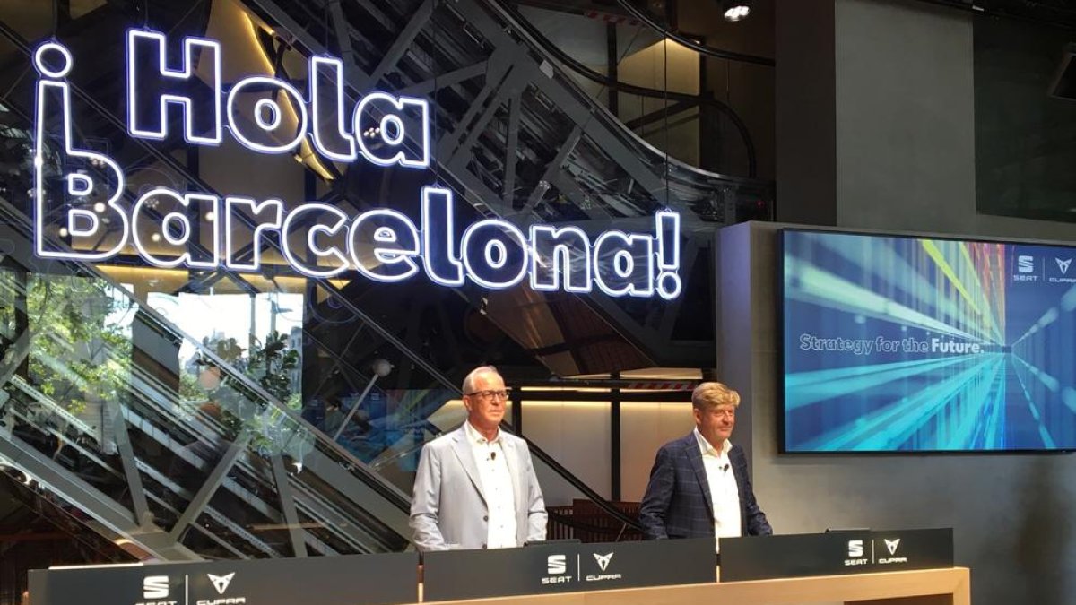 El president de Seat, Carsten Isensee, i el CEO de Cupra, Wayne Griffiths.