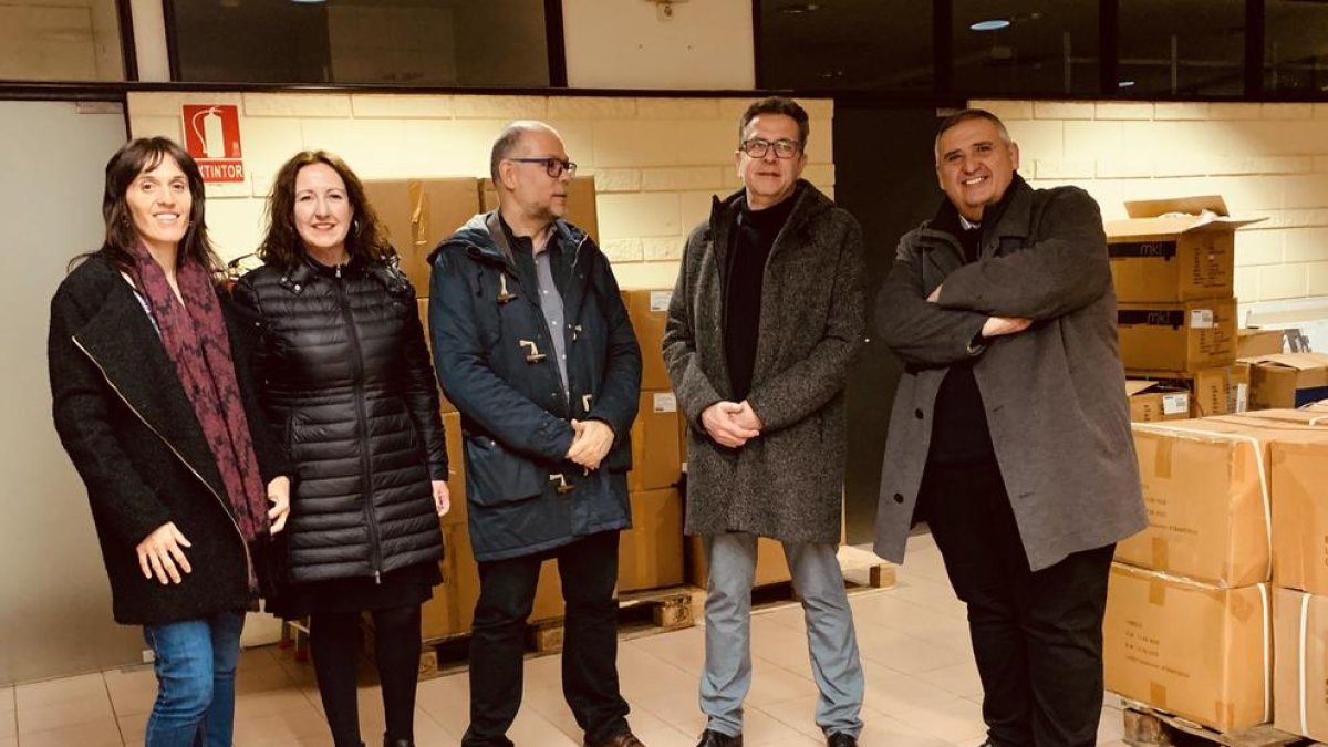 Visita al futuro centro de prensa