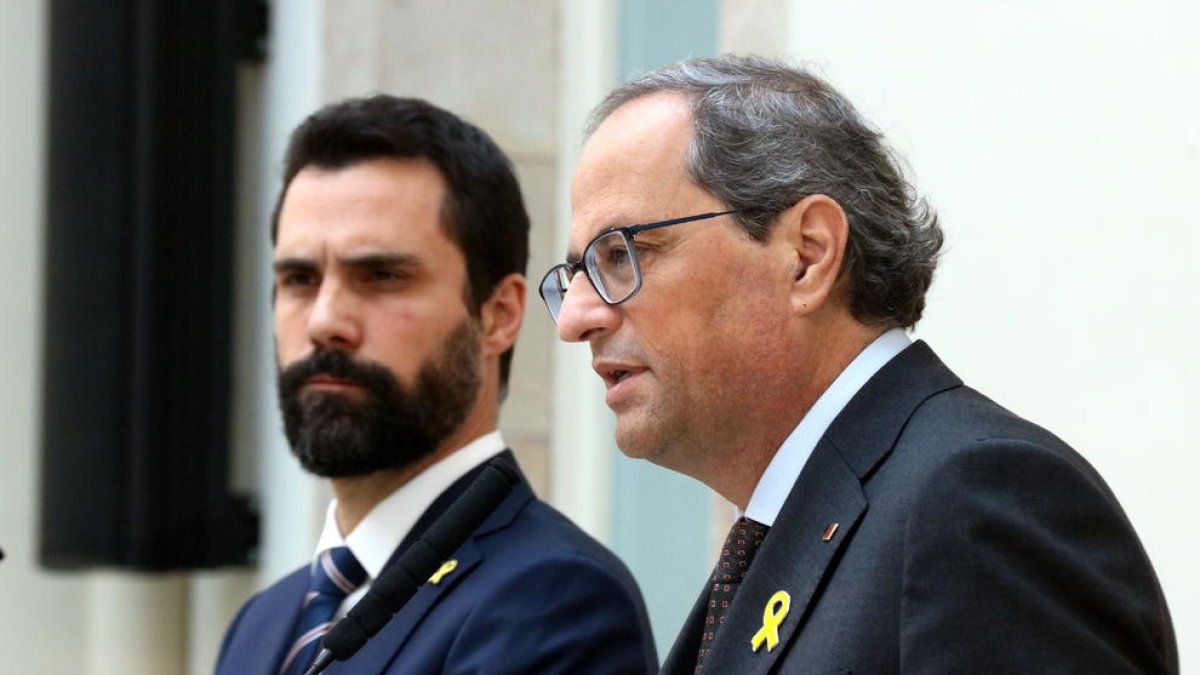 Torrent confirma a Torra que 'sigue siendo diputado' del Parlament