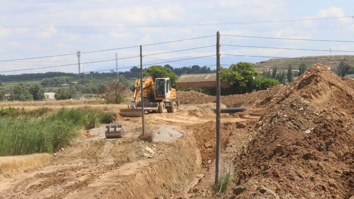 Les obres de la primera fase de modernització de l’Horta.