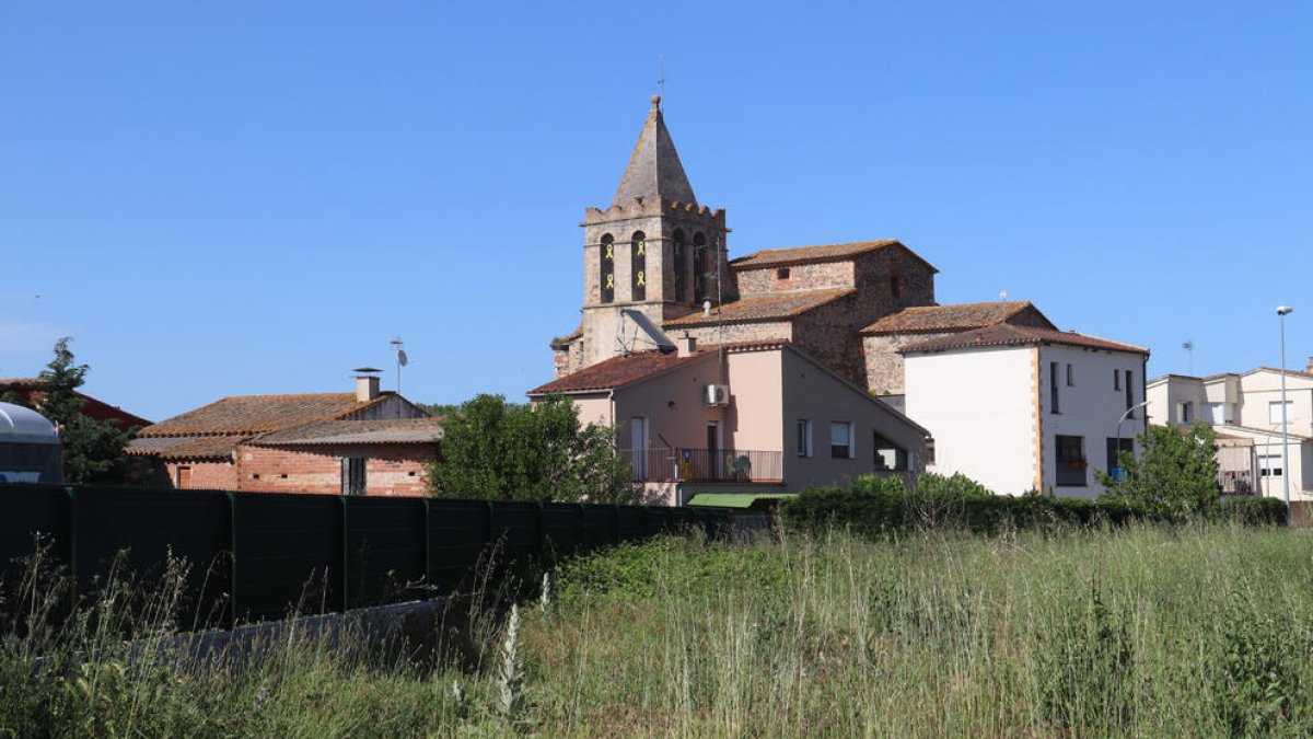 Vistes de Riudarenes, epicentre del sisme d’ahir.