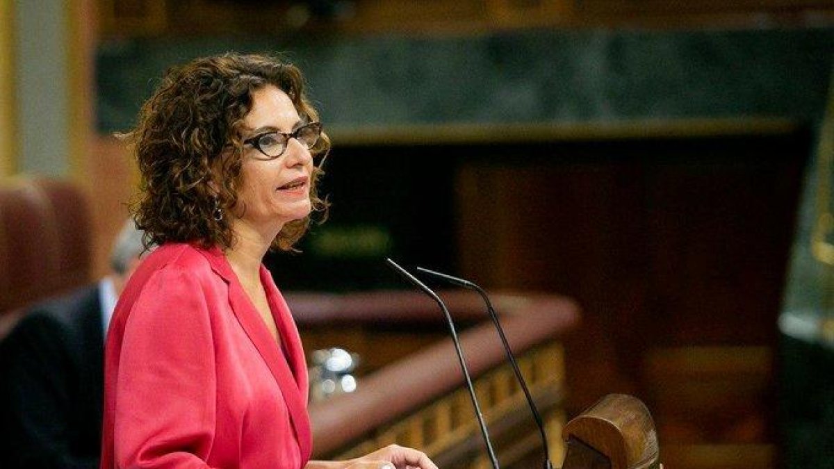 La ministra de Hacienda, María Jesús Montero.
