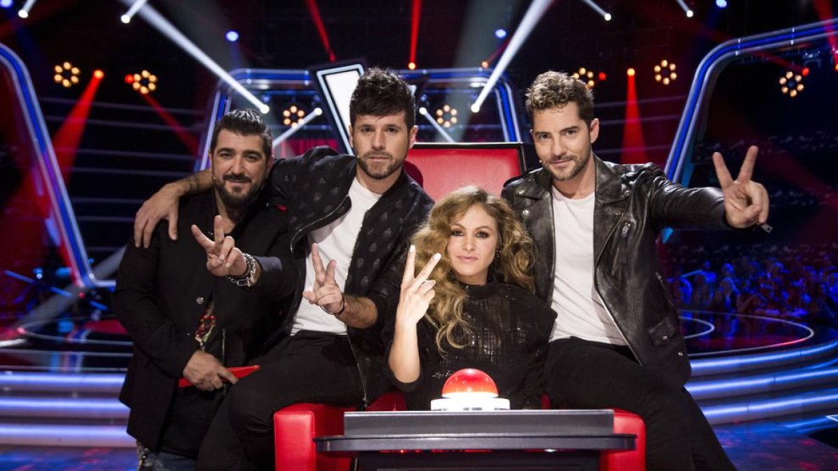 Antonio Orozco, Pablo López, Paulina Rubio y David Bisbal serán los ‘coaches’ de esta edición.
