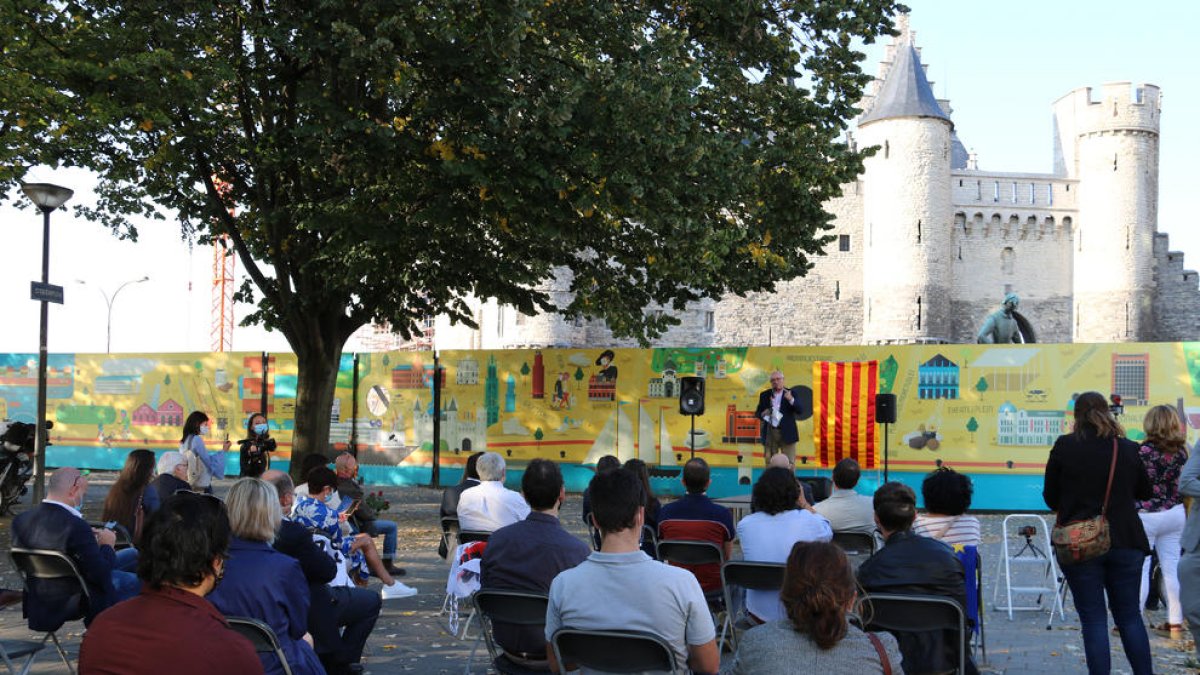 Puigdemont a l'acte de celebració de la Diada: