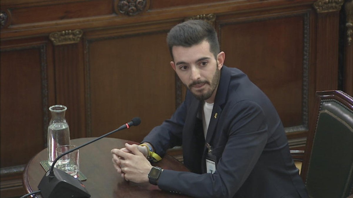 Joan Porras, més conegut com a Joan BonaNit, ahir al Suprem.