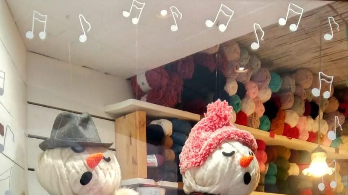 L’aparador guanyador del concurs nadalenc del 2018-19.