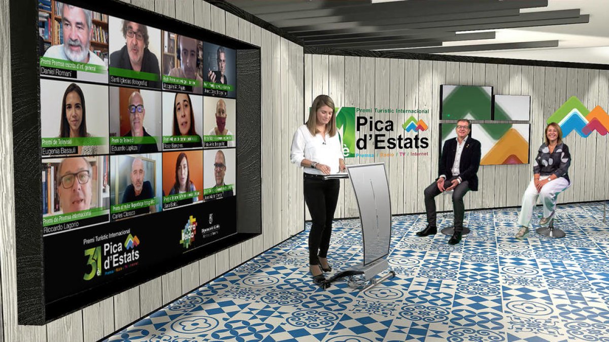 Un momento de la entrega de los premios, en una edición virtual.