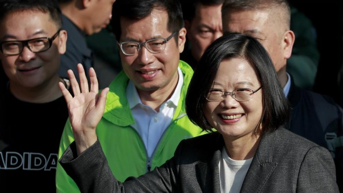 La presidenta de Taiwan, Tsai Ing-wen.