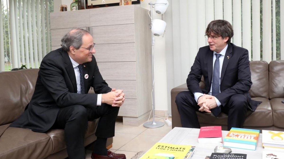Puigdemont i Torra deixen la porta oberta a tramitar els pressupostos