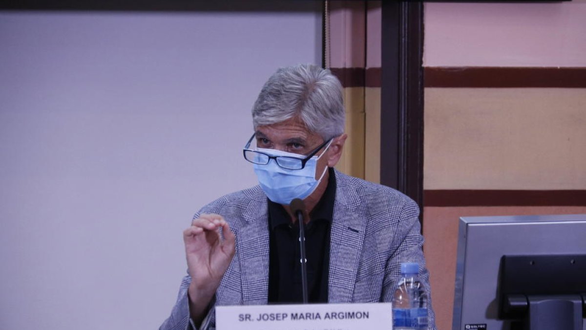 El secretari de Salut Pública, Josep Maria Argimon, va analitzar ahir la situació a Catalunya.