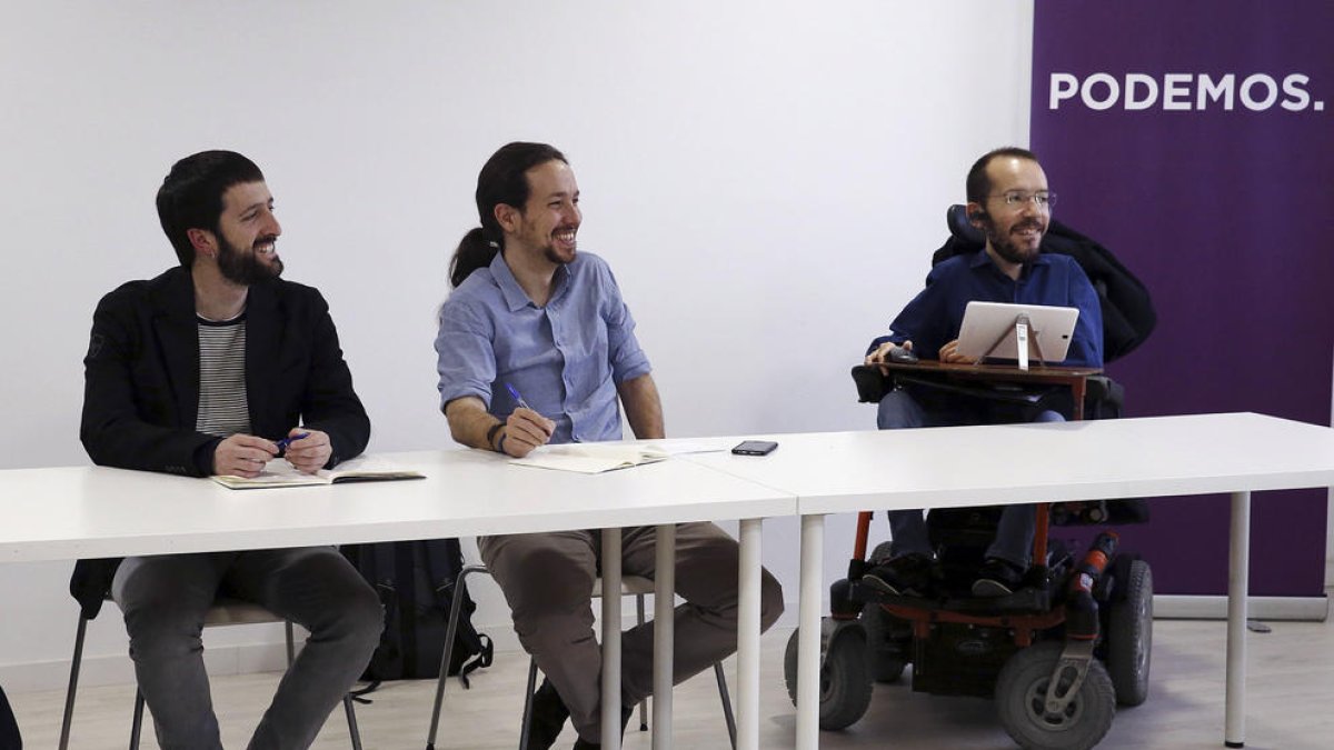 Imagen de archivo de parte de la Ejecutiva de Podemos.