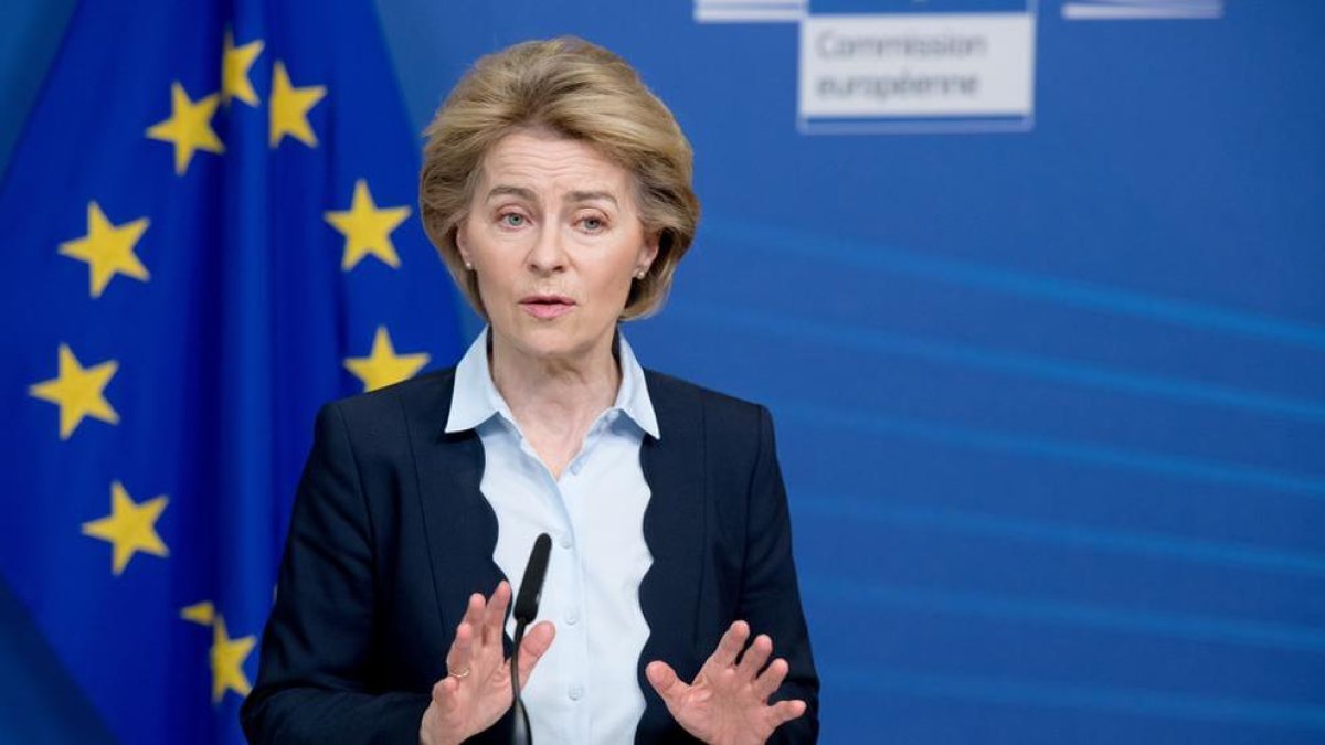Imatge de la presidenta de la Comissió Europea, Ursula von der Leyen.