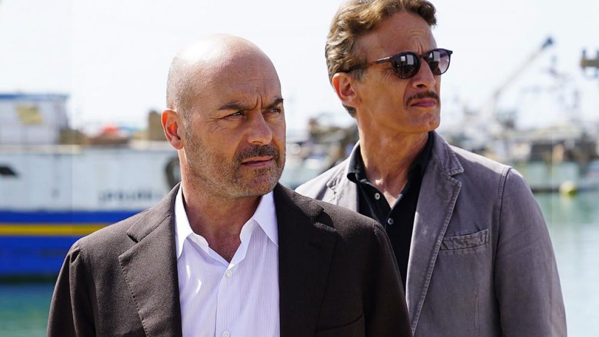 El comisario Montalbano, en acción.