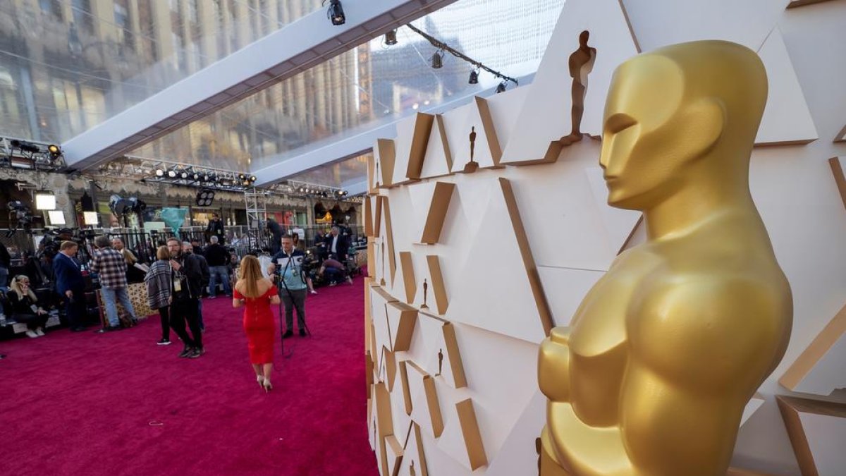 La catifa roja que rep les estrelles en els Oscars.