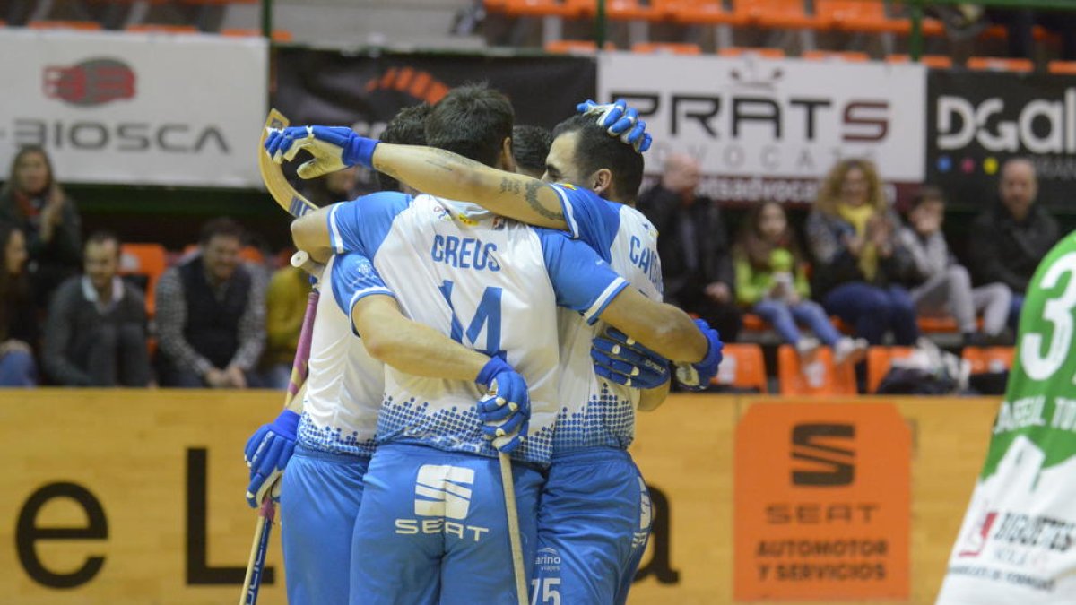 Los jugadores del Lleida Llista esperan celebrar hoy otra victoria.