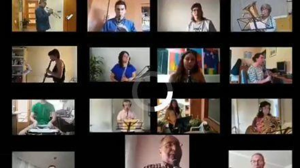 VÍDEO | La Banda Municipal de Lleida fa el tradicional concert de Festa Major des de casa