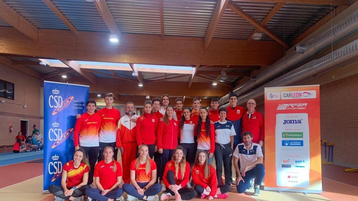 Concentració de corredors de tanques de la Federació amb lleidatans