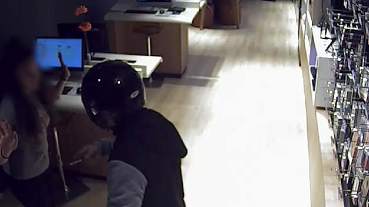 Imagen de uno de los atracos violentos.